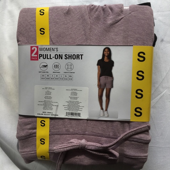 New 32 Degrees Cool 2 Pack Women’s Pull-On Shorts - Picture 3 of 3